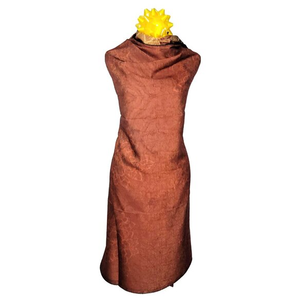 NWT Double Sided Silk Scarf 53"x53" Large Square Shawl Wrap XiangYunSha 36211 - Picture 10 of 11